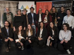 Foto de familia de las III Jornadas de Escenografía.