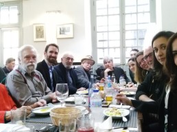 Almuerzo de confraternización con los invitados a las III Jornadas de Escenografía.