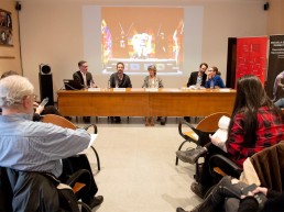 Jornadas #Svobodays en la RESAD, Madrid, Angel Martinez Roger, Moderador de la Mesa Redonda, Ignacio Garcia May, Christine Richter, Eufrasio Lucena, coordinador y traductor y Marie Jirásková.