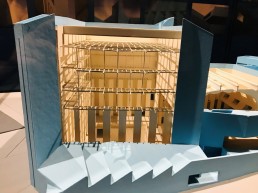 Maqueta del Teatro, detalle.