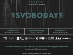 Svobodays, Instituto Europeo Di Design, IED, Madrid, Flyer del Evento.