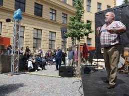 Louis Janssen, presidente, inaugurando el Día de la OISTAT, 20 de Junio, PQ 2015.