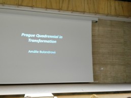 Amálie Bulandrová hacienda su presentación sobre las transformaciones de la PQ.